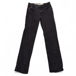 Ariat Boy’s B5 Slim Black Straight-Leg Jeans Size 14 Adjustable Waist